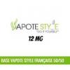 Base :  Vapote Style - 50/50% - 12.00 mg/mL 
Last updated on :  24-11-2016 